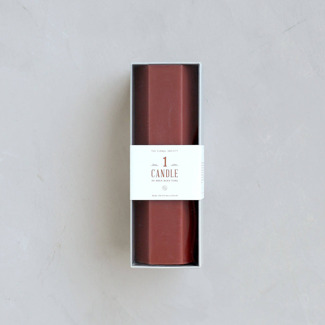 Fancy Hexagon Pillar Candles: Miel send a bouquet- the best flower delivery
