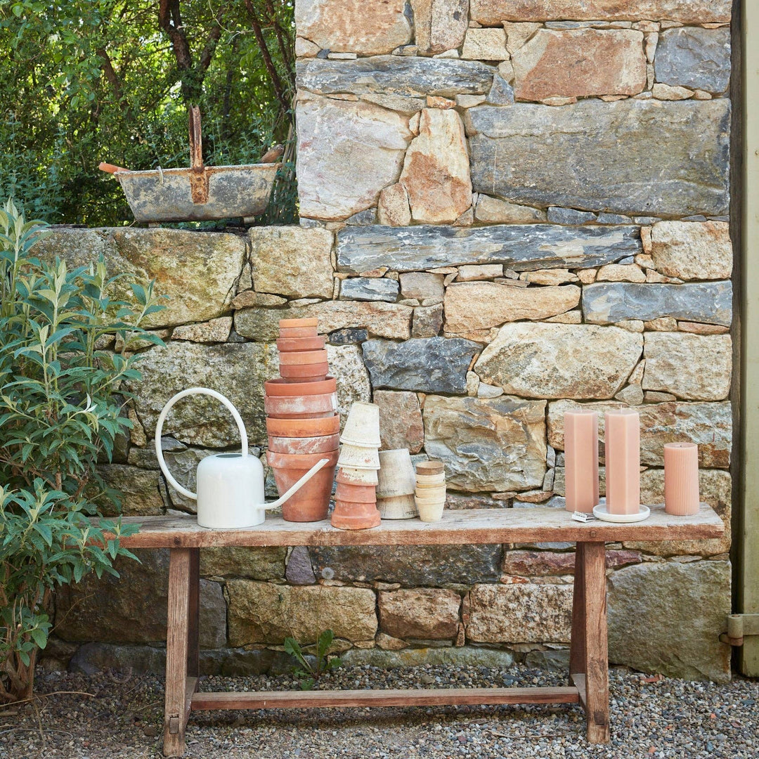 Fancy Hexagon Pillar Candles: Miel send a bouquet- the best flower delivery