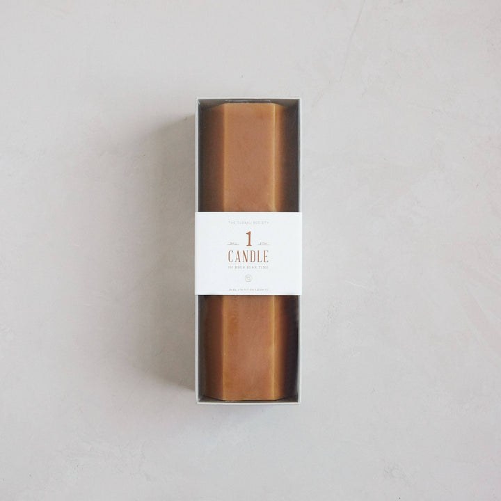 Fancy Hexagon Pillar Candles: Miel send a bouquet- the best flower delivery