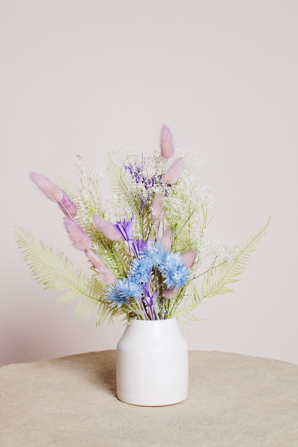 Monochrome Mini Dried Flower Bouquets