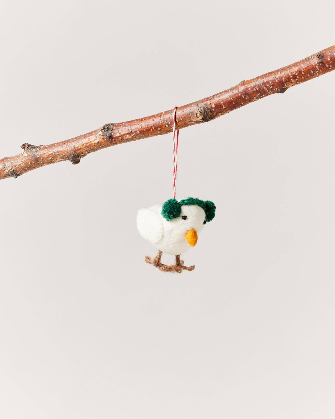 Felted Bird Ornament: Mistletoe send a bouquet- the best flower delivery