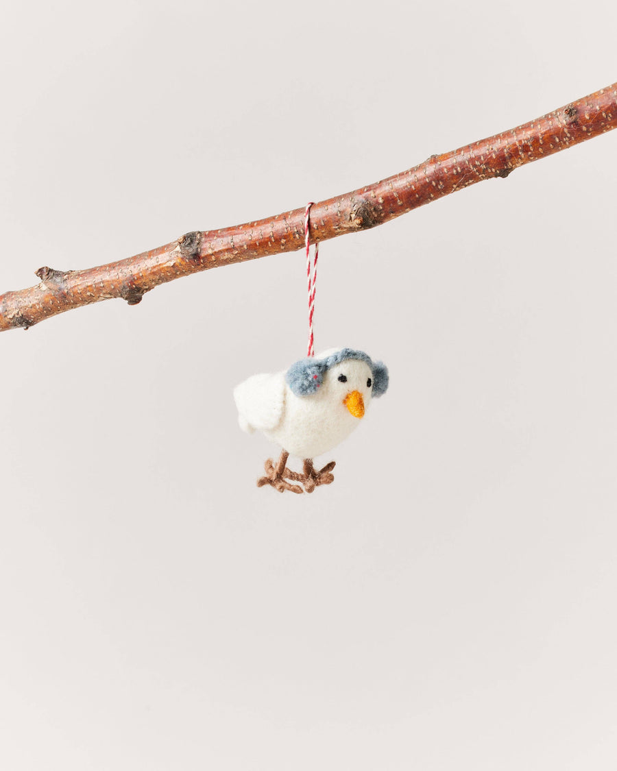 Felted Bird Ornament: Mistletoe send a bouquet- the best flower delivery
