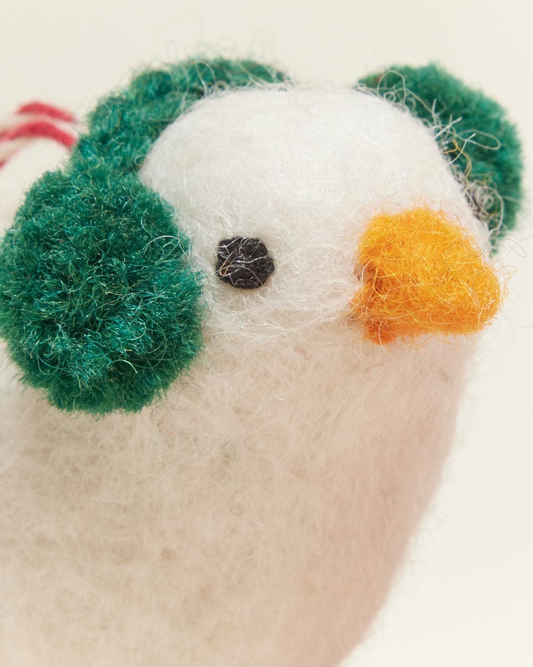 Felted Bird Ornament: Mistletoe send a bouquet- the best flower delivery
