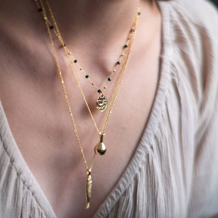 Fish Necklace send a bouquet- the best flower delivery