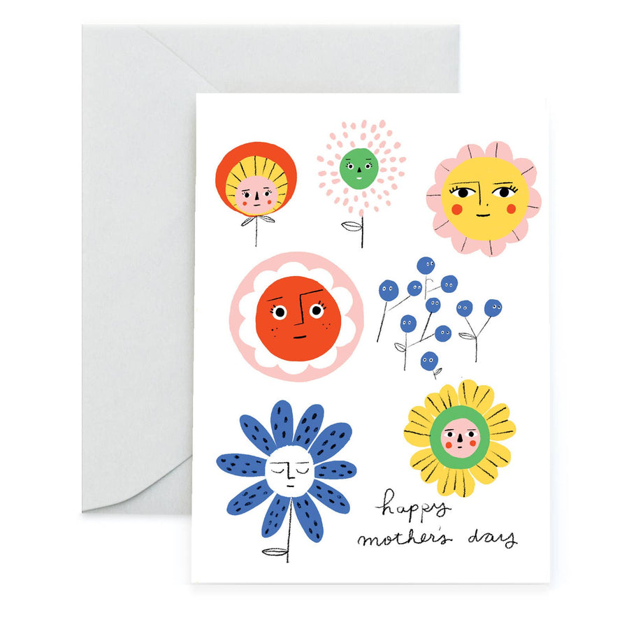 Carolyn Suzuki FLOWER MUGS -  Mother's Day Card