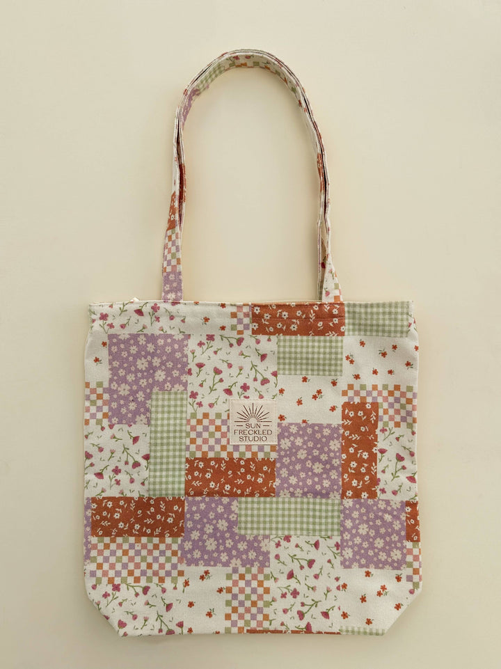 Flower Patch Tote Bag: Original send a bouquet- the best flower delivery