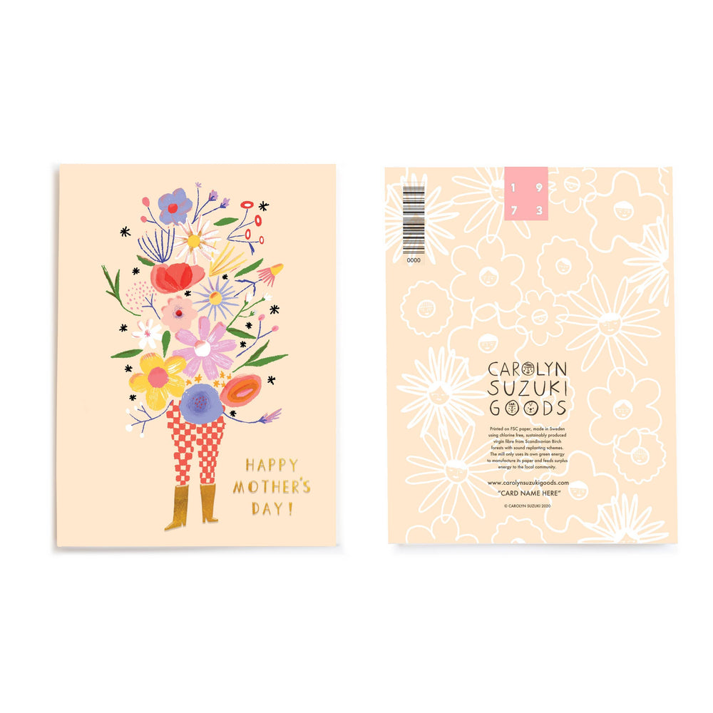 Carolyn Suzuki FLOWER TOWER - Mother's Day Card