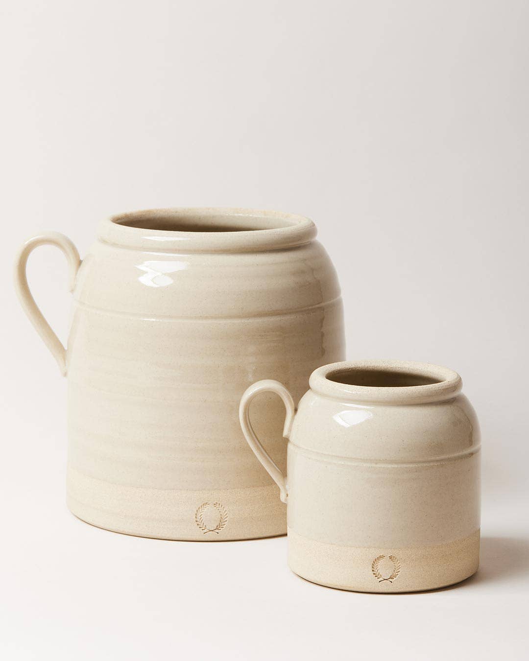 French Country Crock: Oat Stoneware / Small send a bouquet- the best flower delivery