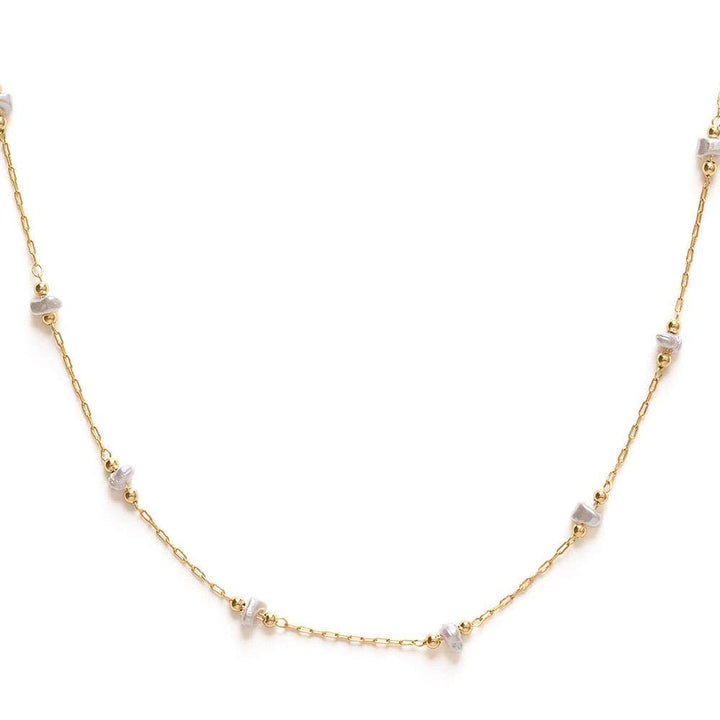 Freshwater Pearl Station Chain Necklace send a bouquet- the best flower delivery