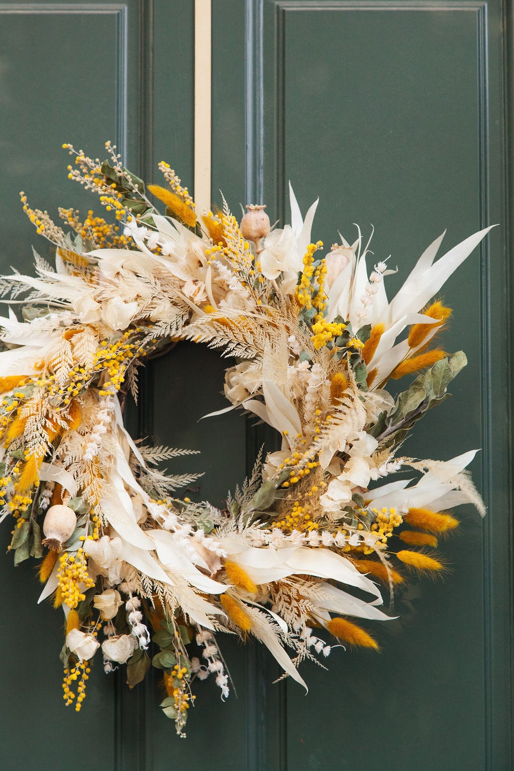 Wreaths Golden Hour Dried Floral Wreath send a bouquet- the best flower delivery