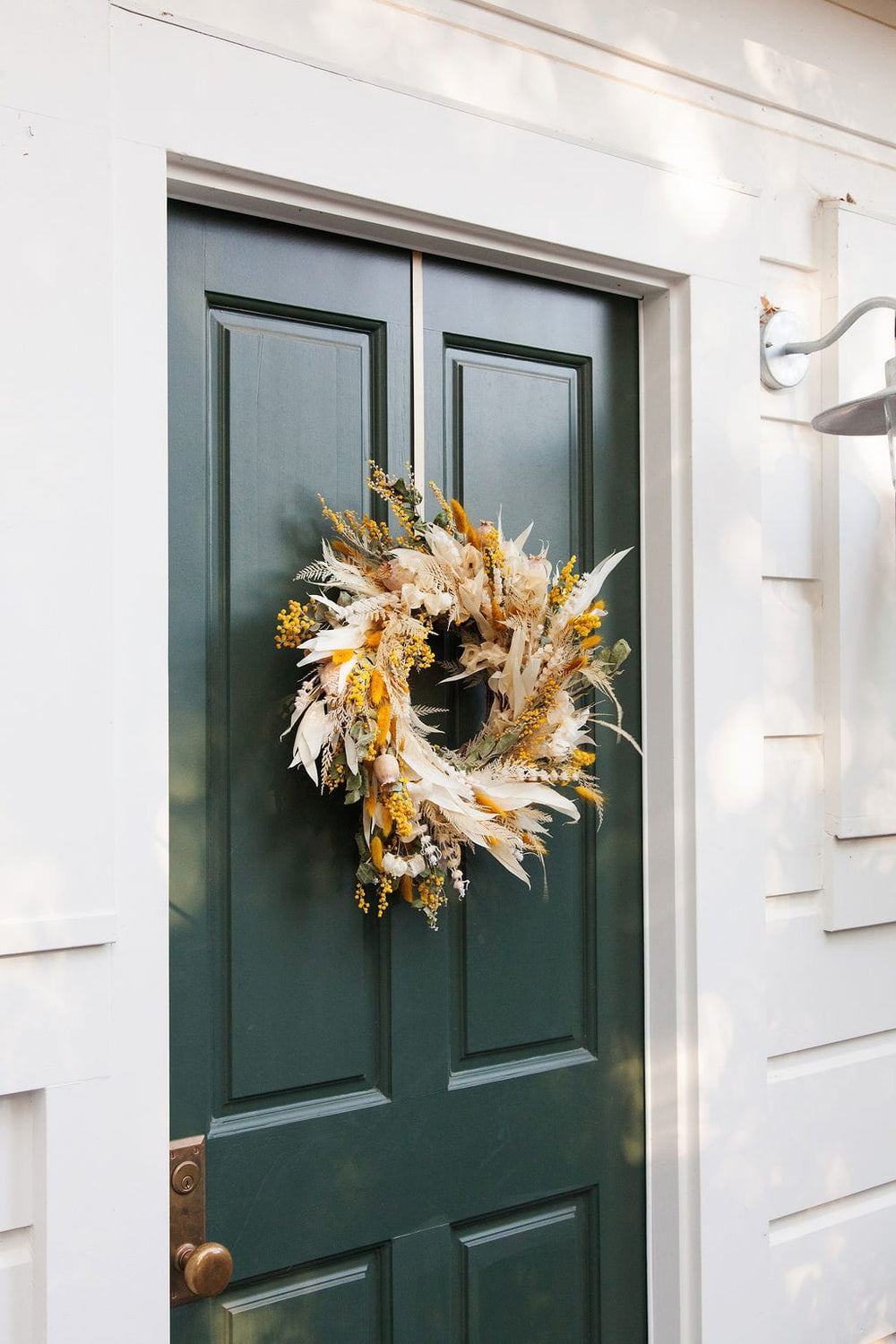 Wreaths Golden Hour Dried Floral Wreath send a bouquet- the best flower delivery