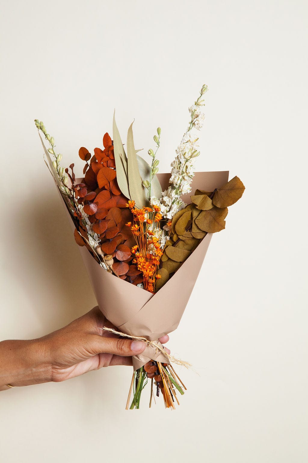 Preserved Fall Flowers and Decor