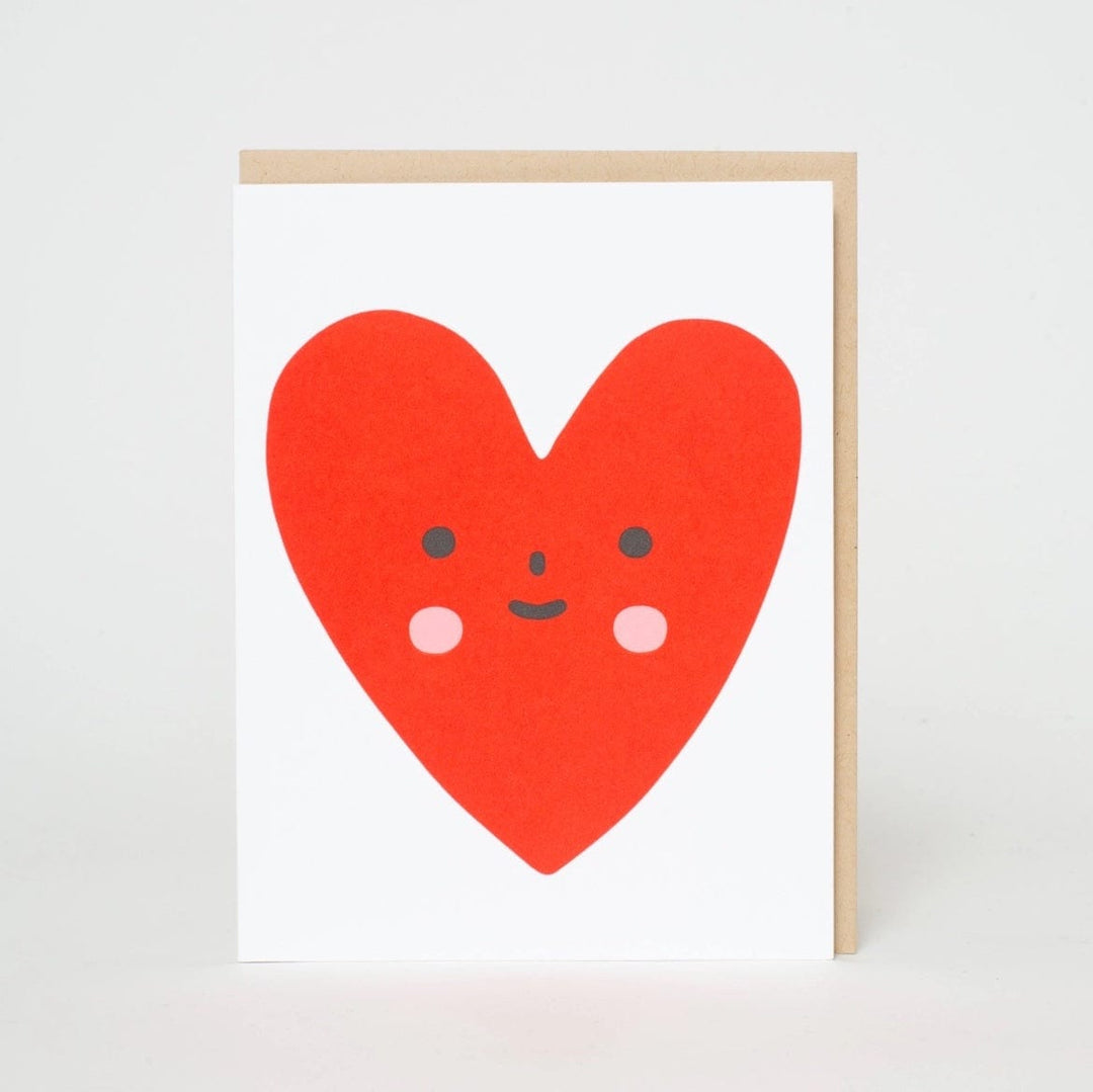 Greeting Card Heart Card send a bouquet- the best flower delivery