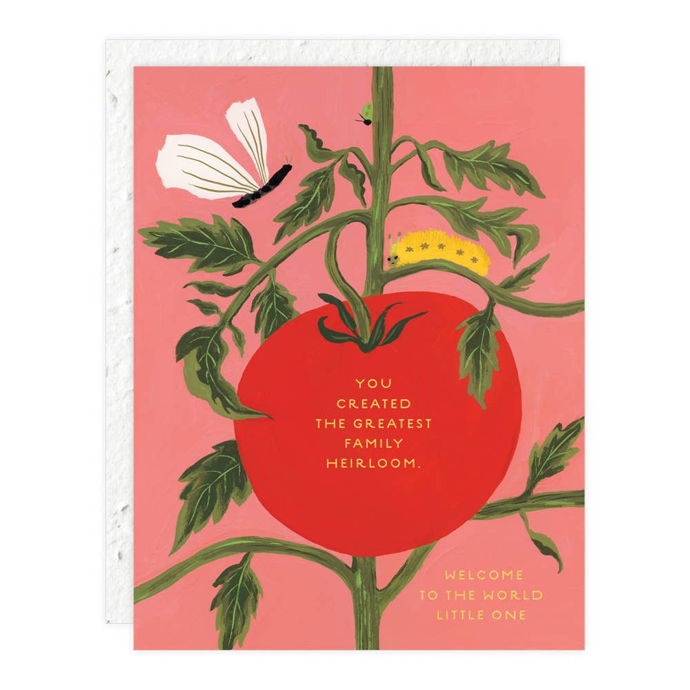 Heirloom - Baby Card send a bouquet- the best flower delivery