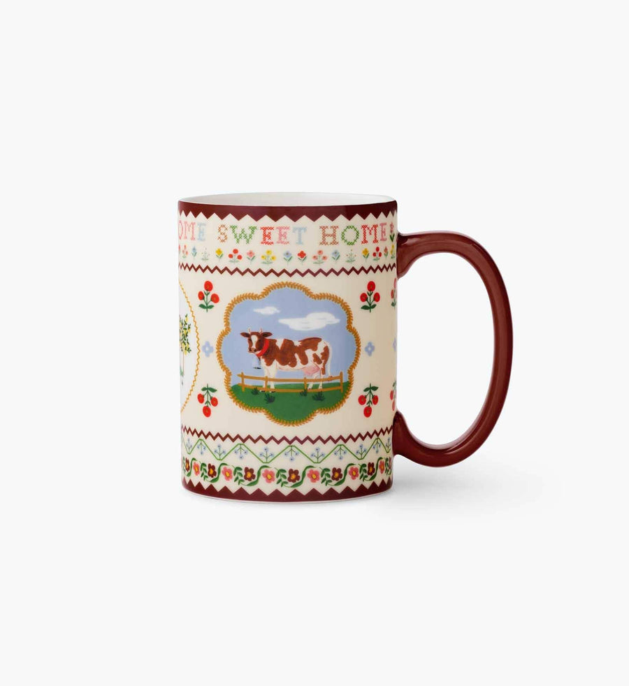 Home Sweet Home Porcelain Mug send a bouquet- the best flower delivery