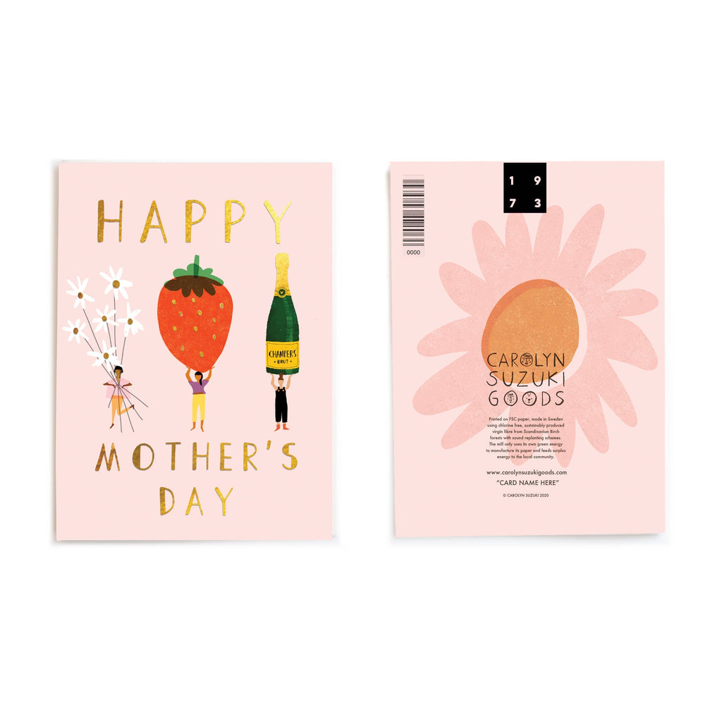 Carolyn Suzuki I WANT BERRIES - Mother's Day Card
