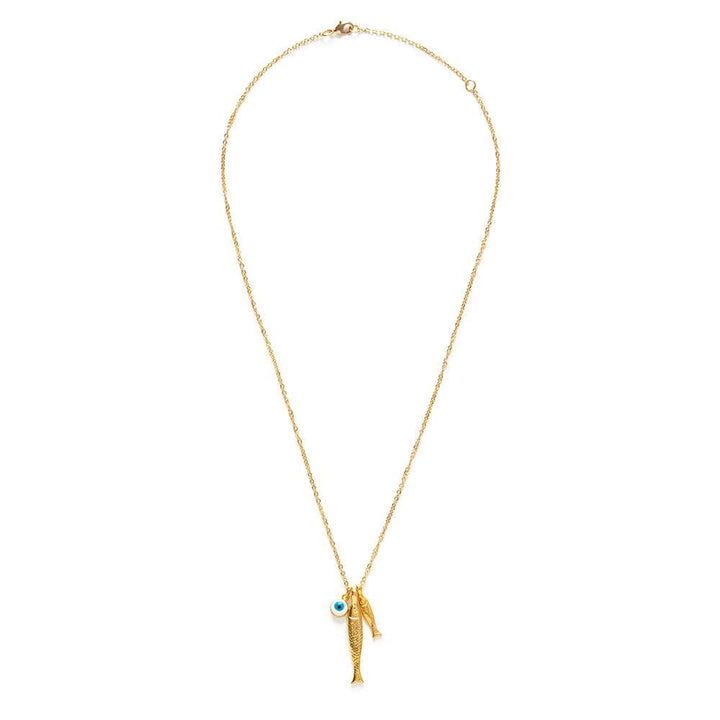 Ionian Fish Charm Necklace send a bouquet- the best flower delivery