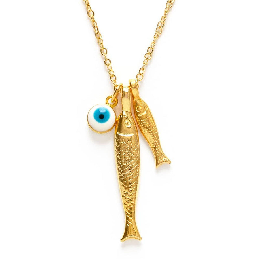 Ionian Fish Charm Necklace send a bouquet- the best flower delivery