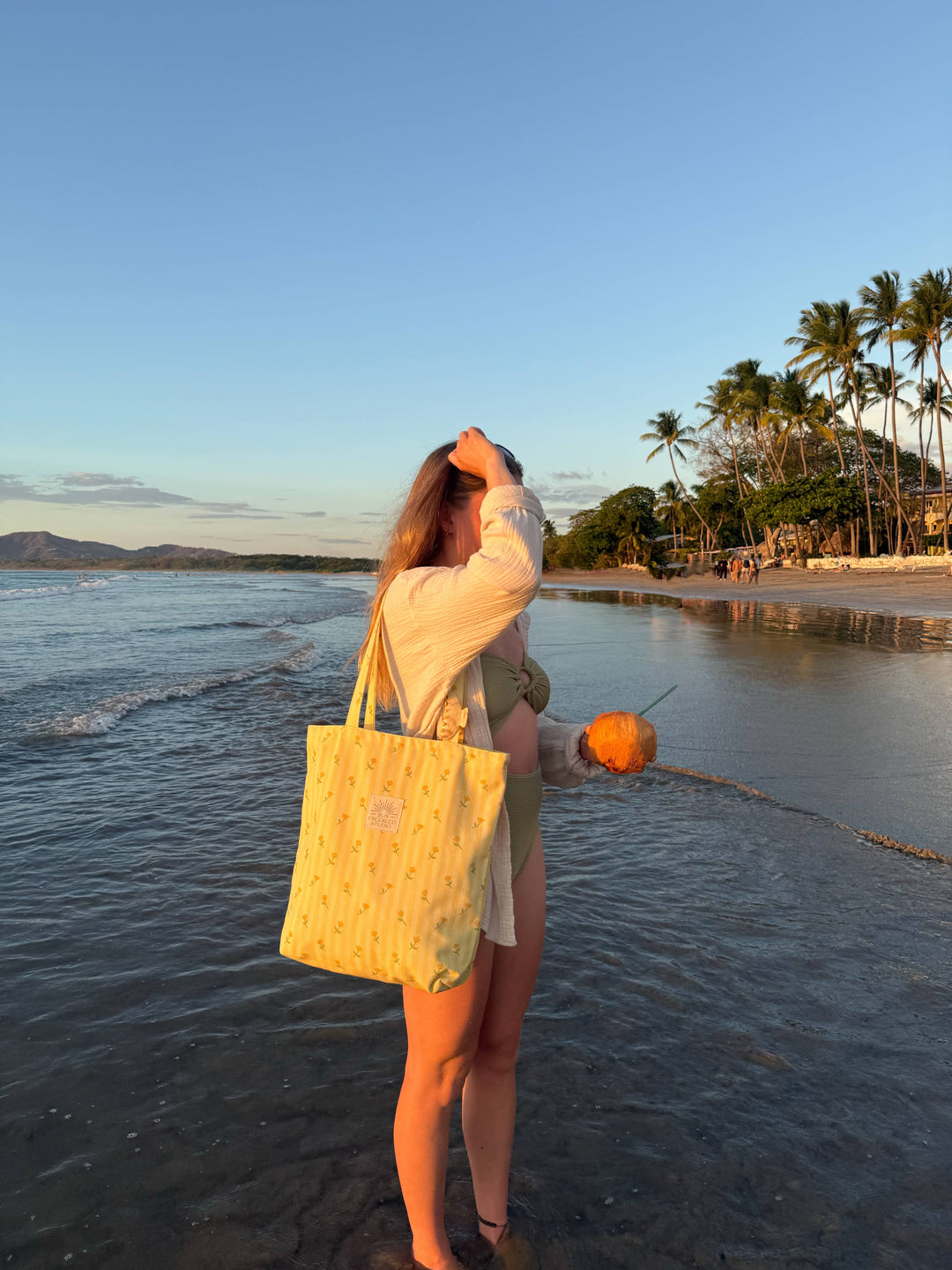 Lemon Blossom Tote Bag: Original send a bouquet- the best flower delivery