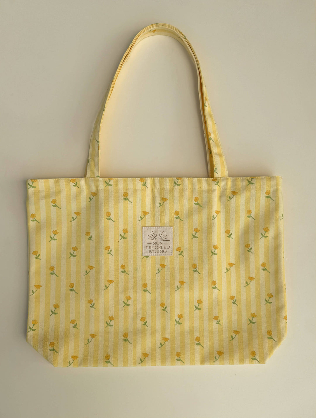 Lemon Blossom Tote Bag: Original send a bouquet- the best flower delivery