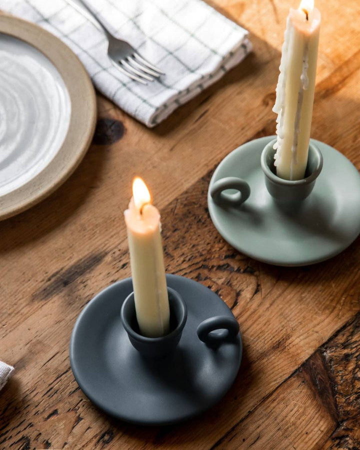 Modern Farmhouse Candlestick: Cream send a bouquet- the best flower delivery