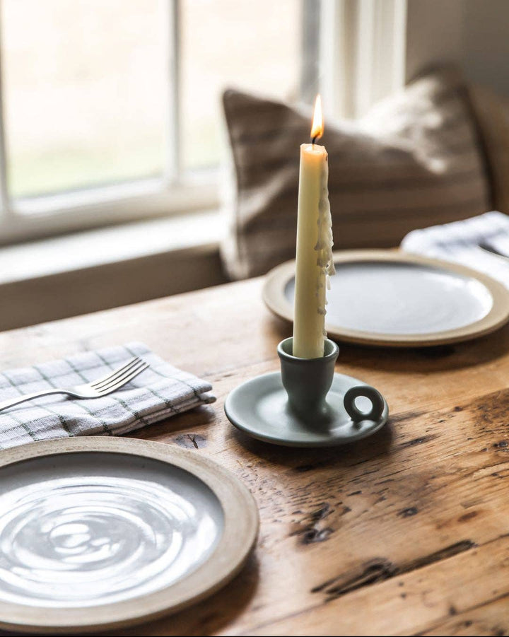 Modern Farmhouse Candlestick: Cream send a bouquet- the best flower delivery