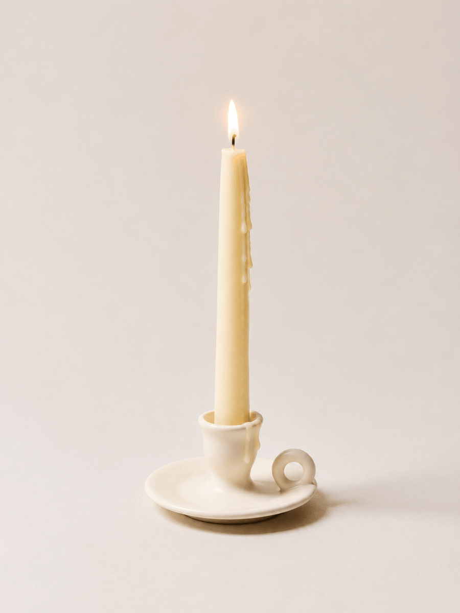 Modern Farmhouse Candlestick: Cream send a bouquet- the best flower delivery