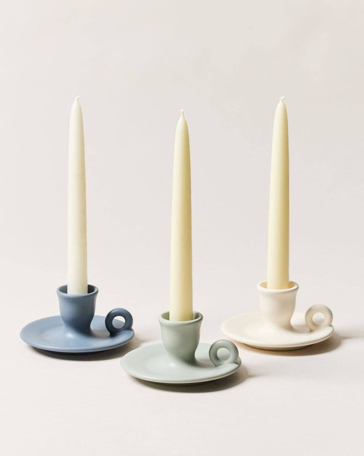 Modern Farmhouse Candlestick: Cream send a bouquet- the best flower delivery