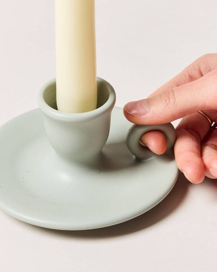 Modern Farmhouse Candlestick: Cream send a bouquet- the best flower delivery
