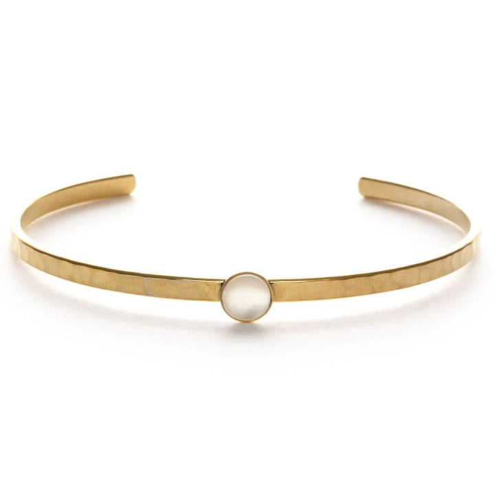 Mother of Pearl Hammered Cuff send a bouquet- the best flower delivery