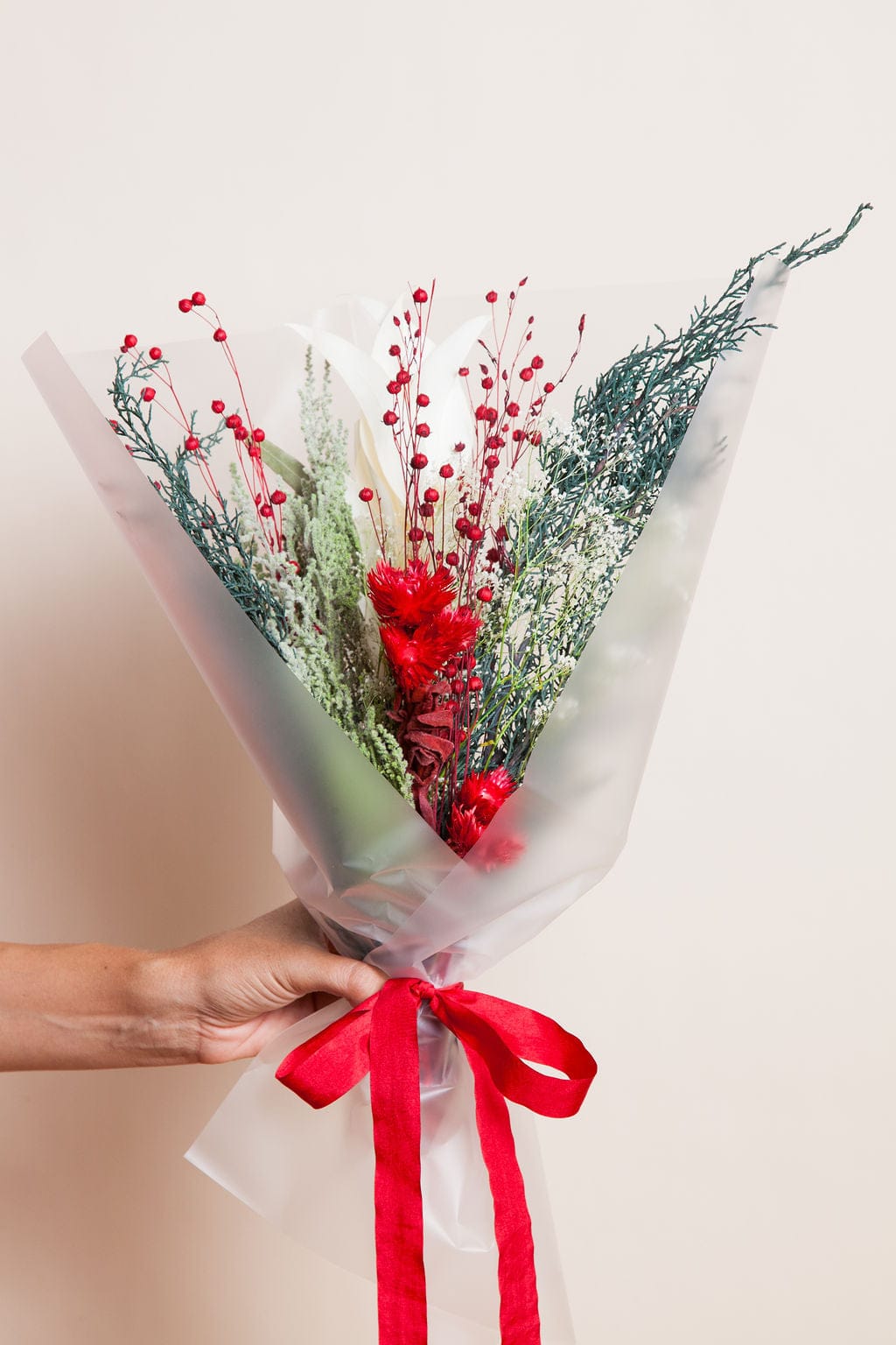 Bouquets Noel Christmas Preserved Bouquet Small Size send a bouquet- the best flower delivery