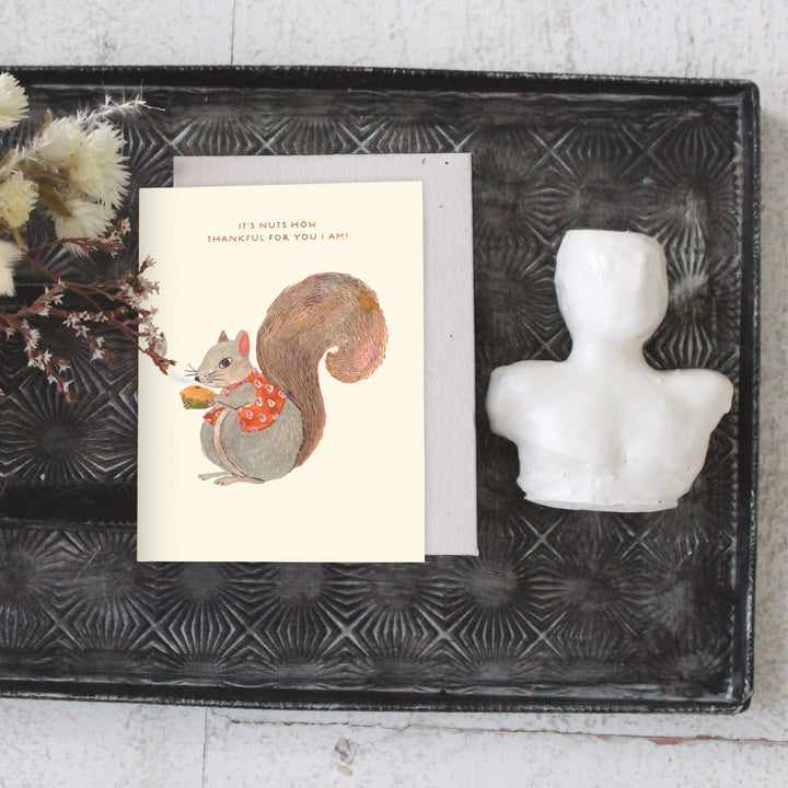 Nuts - Thank You Card send a bouquet- the best flower delivery