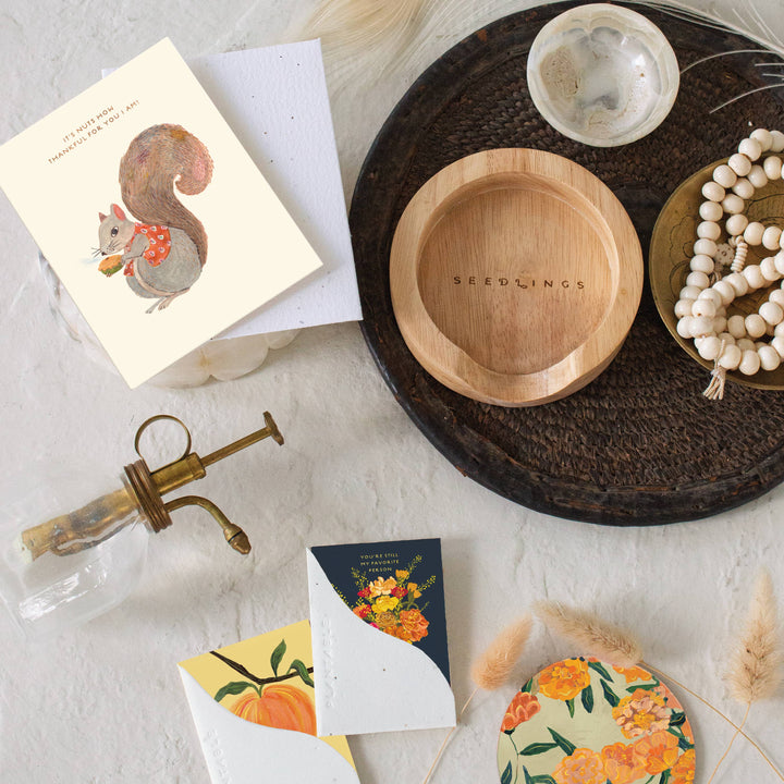 Nuts - Thank You Card send a bouquet- the best flower delivery