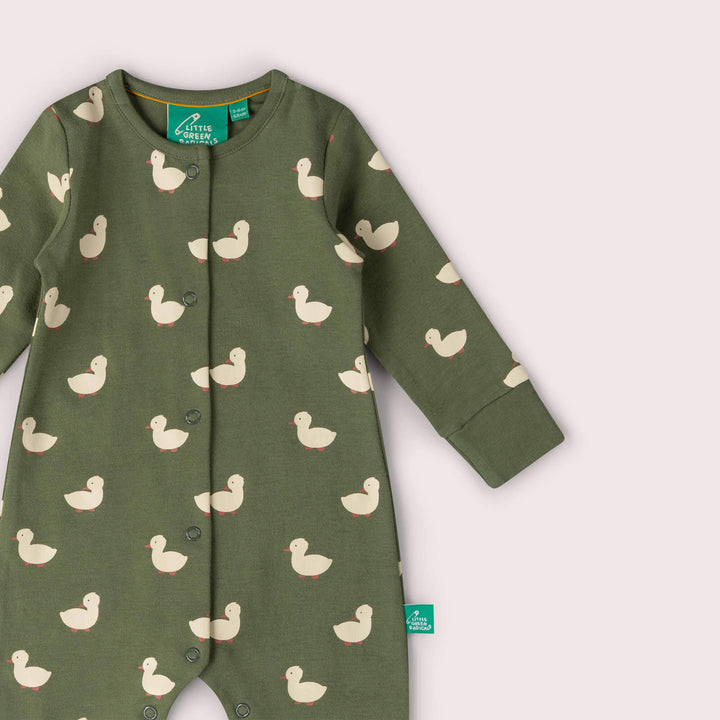 Olive Ducks Organic Babygrow: Green / 03-06m send a bouquet- the best flower delivery