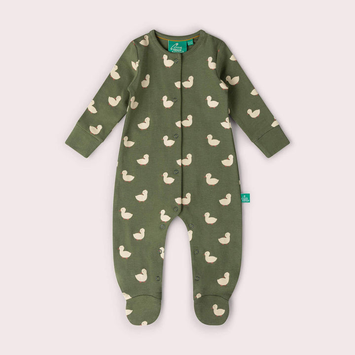 Olive Ducks Organic Babygrow: Green / 03-06m send a bouquet- the best flower delivery