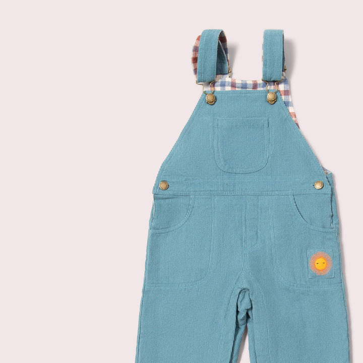 Pale Blue Lined Corduroy Dungarees: Blue / 06-09m send a bouquet- the best flower delivery