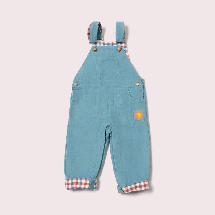 Pale Blue Lined Corduroy Dungarees: Blue / 06-09m send a bouquet- the best flower delivery