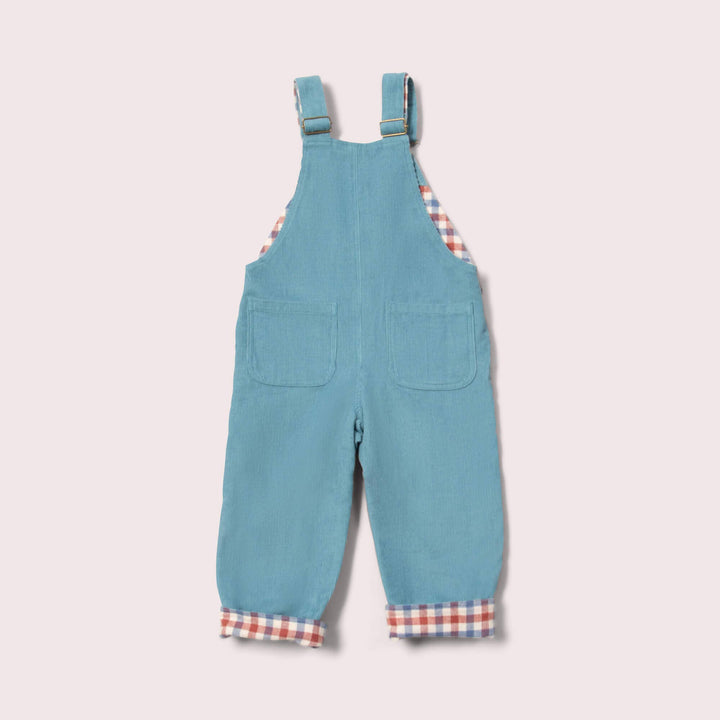 Pale Blue Lined Corduroy Dungarees: Blue / 09-12m send a bouquet- the best flower delivery