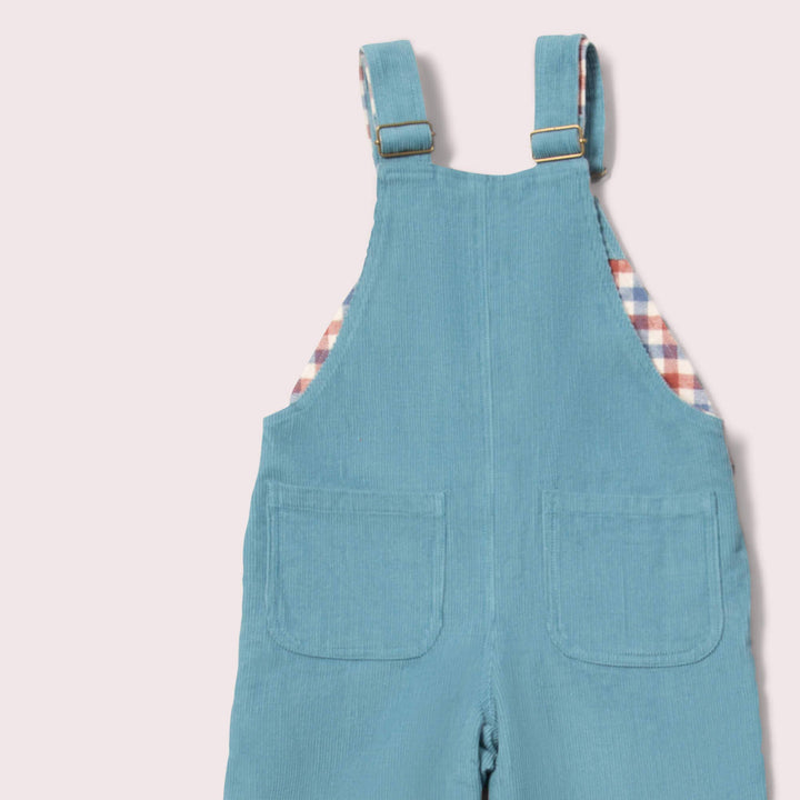 Pale Blue Lined Corduroy Dungarees: Blue / 12-18m send a bouquet- the best flower delivery