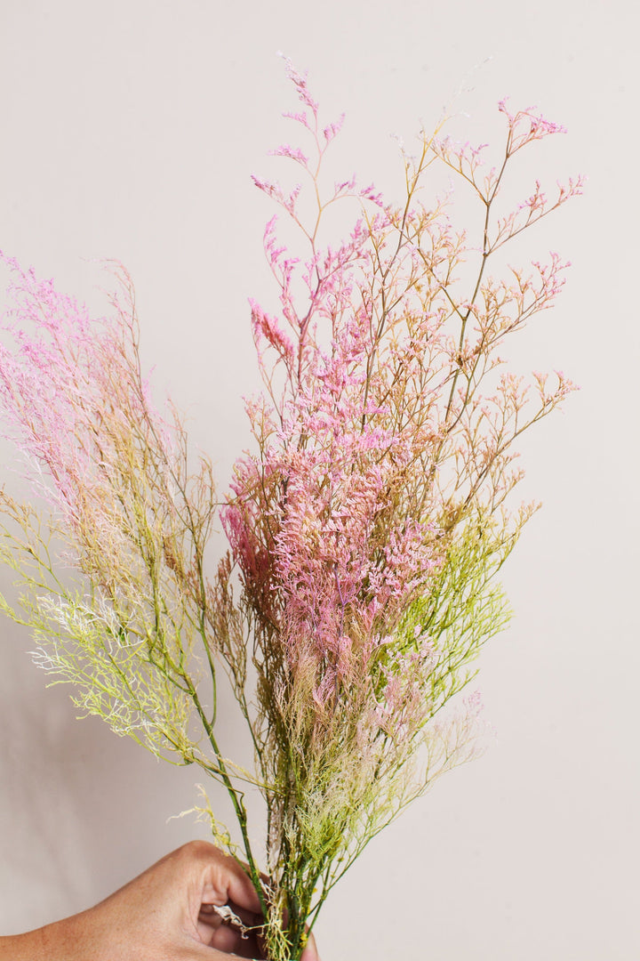 Bunches Pink Green Caspia send a bouquet- the best flower delivery