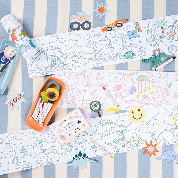 Pirate Colouring Roll send a bouquet- the best flower delivery