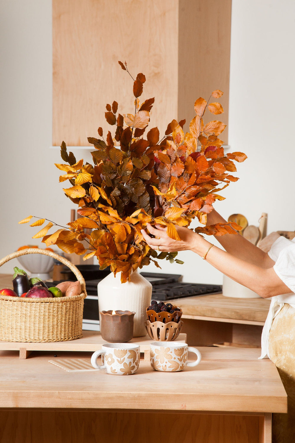 Bunches Preserved Copper Beech send a bouquet- the best flower delivery