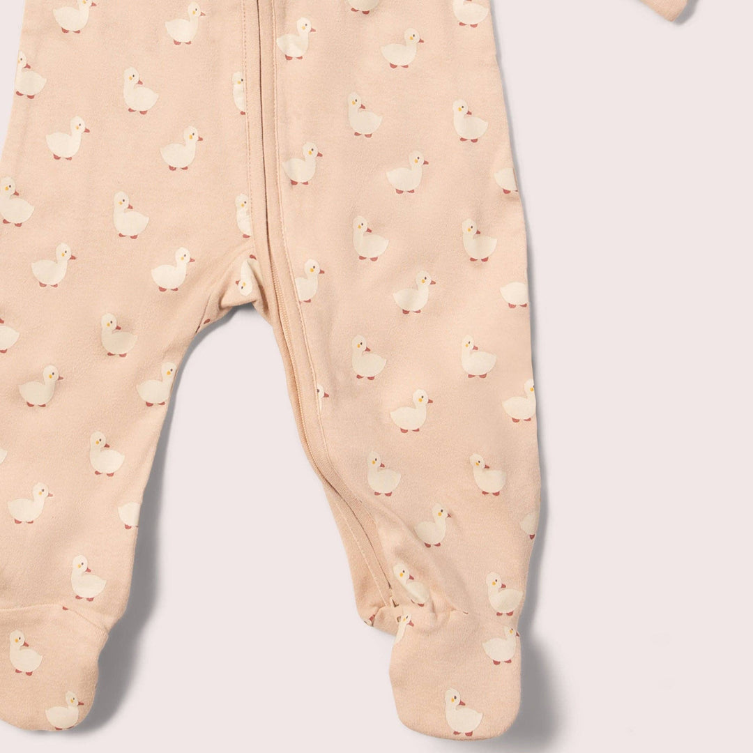 Puddle Ducks Zip Organic Babygrow: Oatmeal / 06-09m send a bouquet- the best flower delivery
