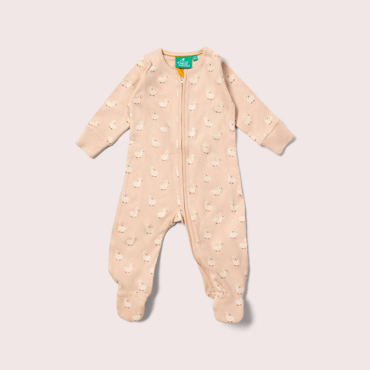Puddle Ducks Zip Organic Babygrow: Oatmeal / 12-18m send a bouquet- the best flower delivery