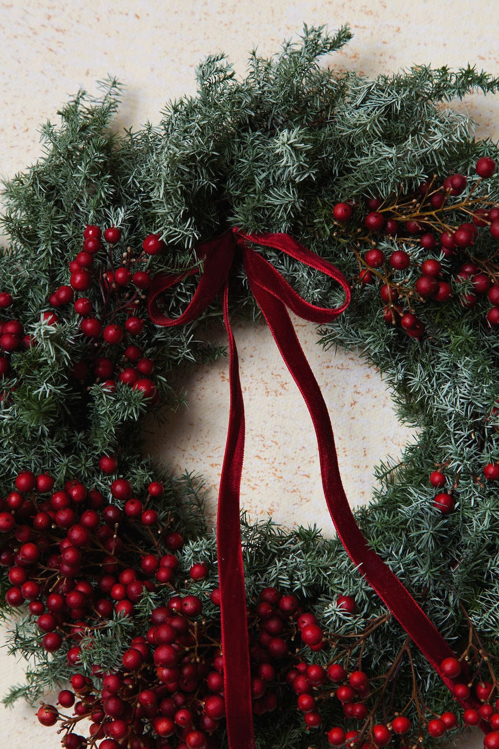 Wreaths Red Berry Evergreen Wreath send a bouquet- the best flower delivery