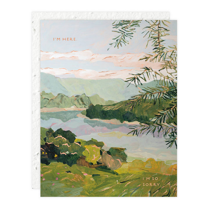 River Bank - Sympathy Card send a bouquet- the best flower delivery