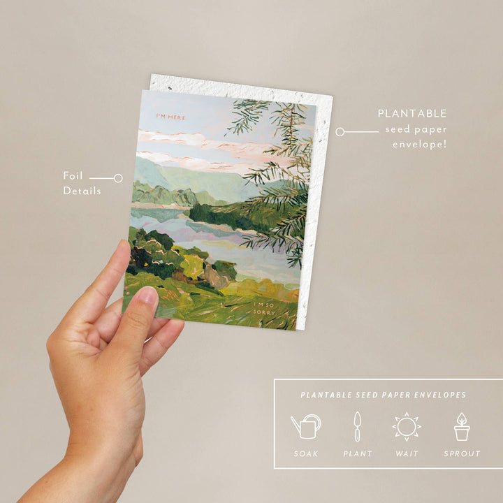 River Bank - Sympathy Card send a bouquet- the best flower delivery