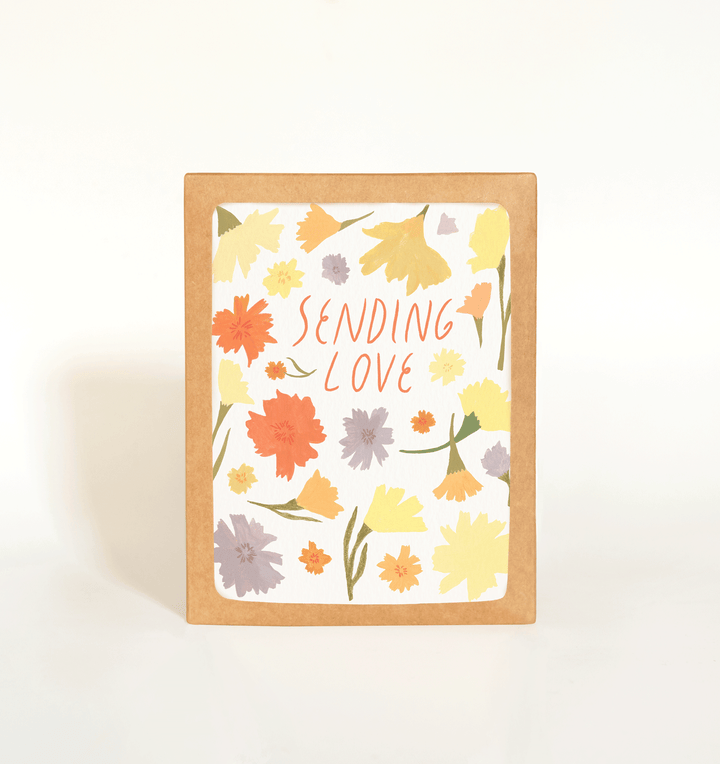 Sending Love Card Boxed Set of 8 send a bouquet- the best flower delivery