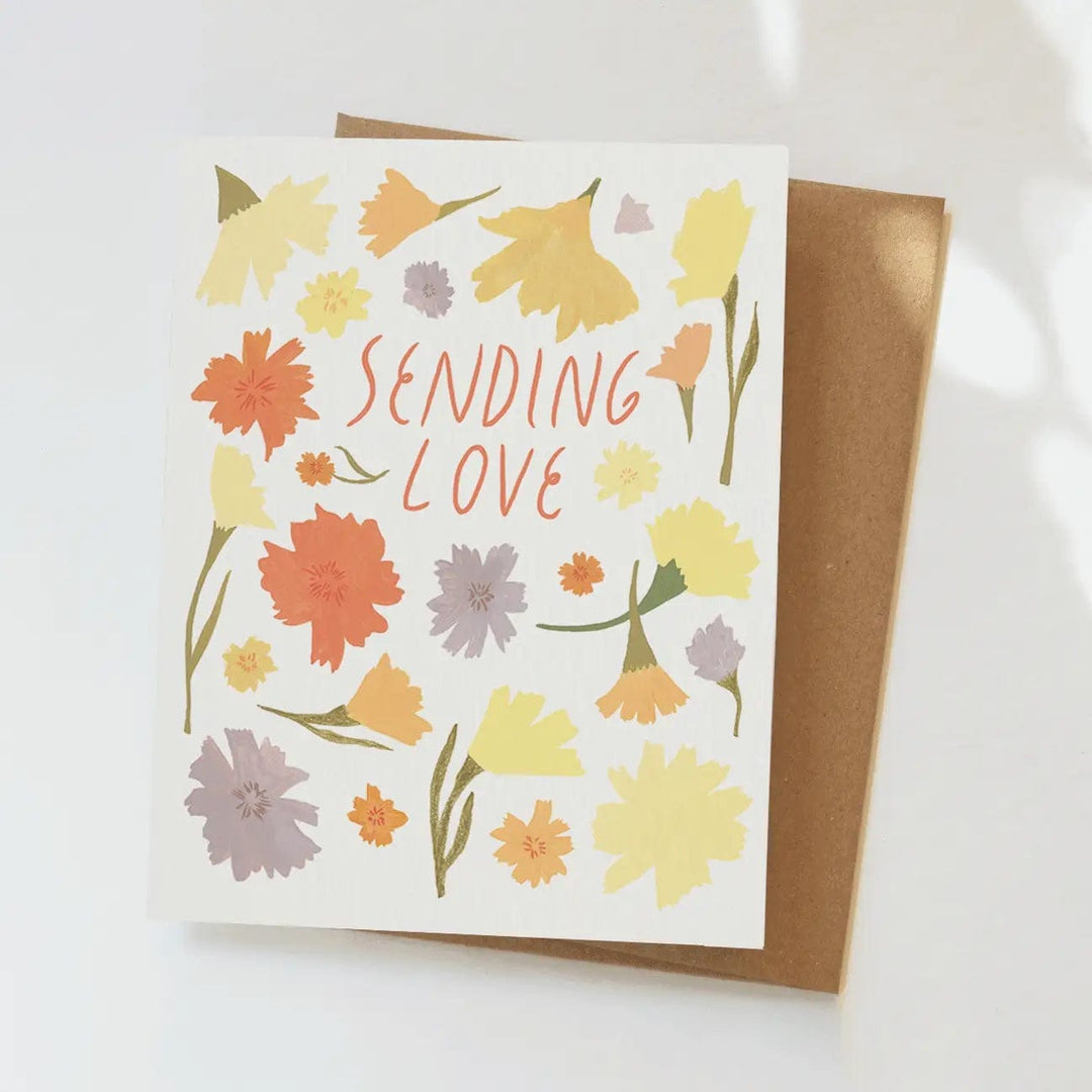 Greeting Card Sending Love Card send a bouquet- the best flower delivery