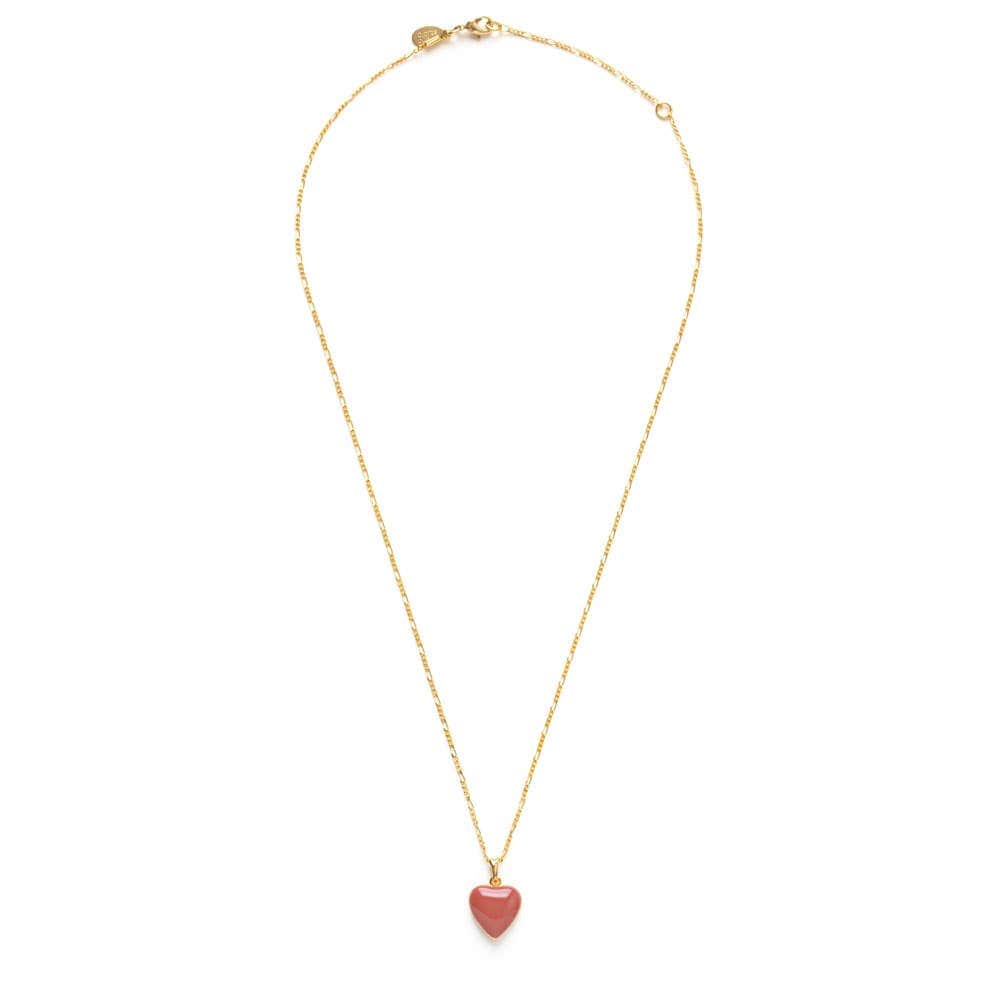 Small Heart Enamel Locket: Beige send a bouquet- the best flower delivery